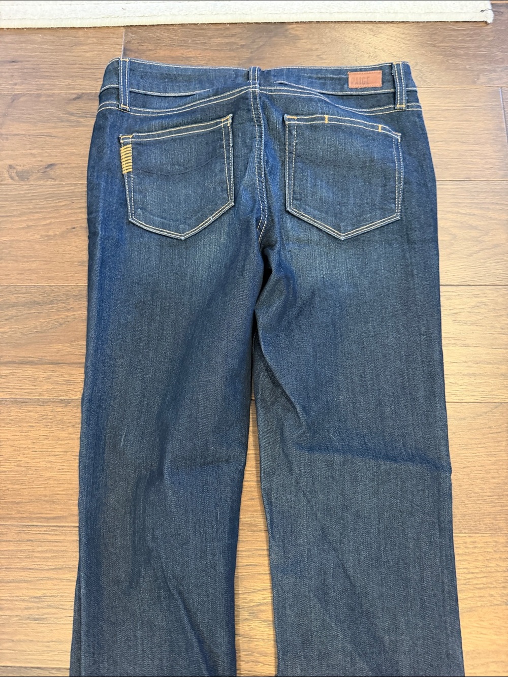 PAIGE Dark Blue Skyline Straight Jeans Size 27 - C78-014 - Picture 6 of 6